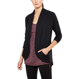 Lucy | Black Enlightening Open Front Sweater Cardigan